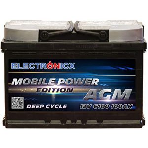 AGM-Batterie 100Ah Electronicx Mobile Edition