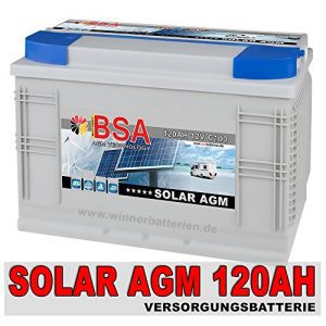 AGM-Batterie 120Ah BSA Solarbatterie
