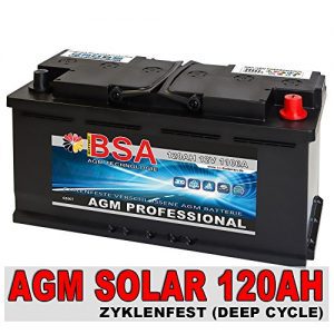 AGM-Batterie 120Ah BSA Versorgungsbatterie