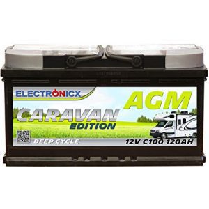 AGM-Batterie 120Ah Electronicx Caravan Edition