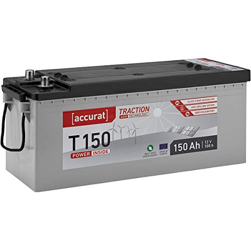 AGM-Batterie 150Ah Accurat 12V Solarbatterie