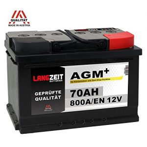 AGM-Batterie 70 Ah LANGZEIT Autobatterie