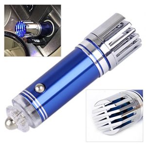 Car Air Purifier beler Blue 12V Universal Car Air Purifier Powerful ionizer