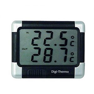 Auto-Thermometer Carpoint CPT1121212 Innen/aussen Thermometer schwarz/silber