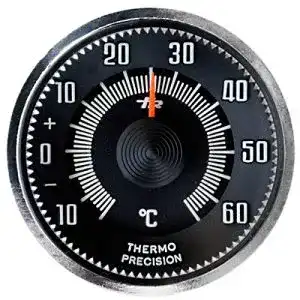 Auto-Thermometer PKW Auto Zusatz Thermometer 1960 mit Magnethalter