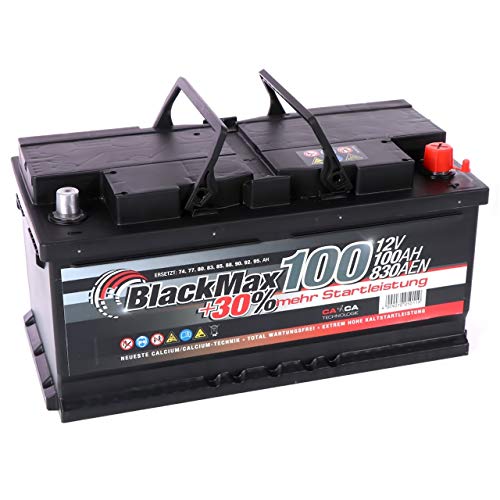 Autobatterie 100Ah BlackMax Starterbatterie MAX95