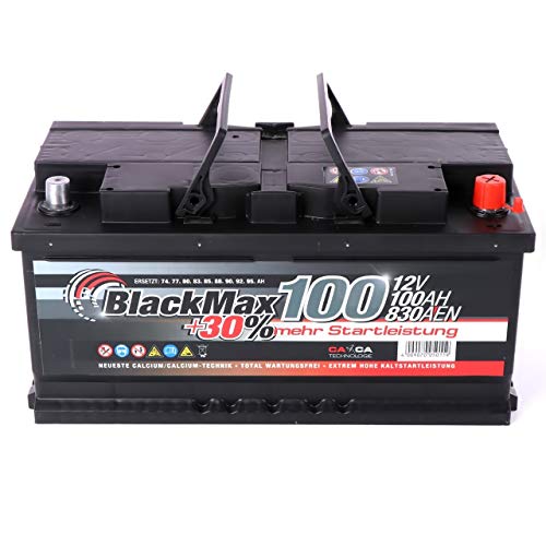 Autobatterie 100Ah BlackMax Starterbatterie MAX95