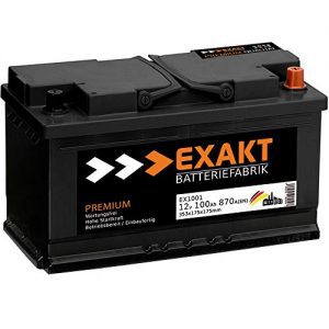 Autobatterie 100Ah EXAKT Starterbatterie PKW