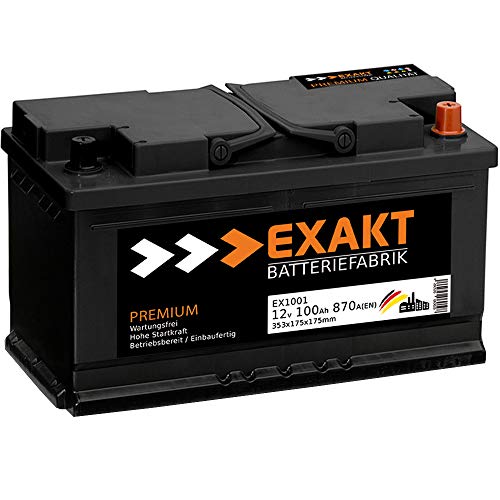 Die beste autobatterie 100ah exakt starterbatterie pkw Bestsleller kaufen