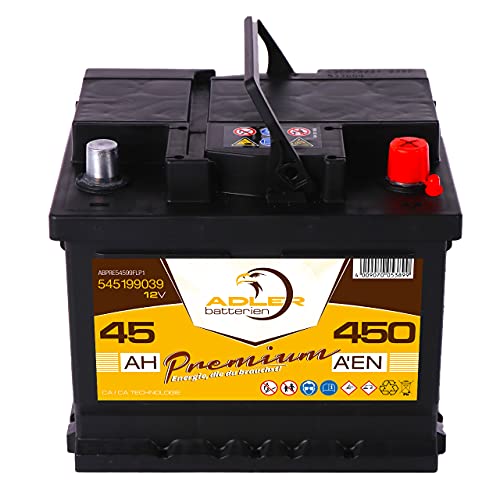 Autobatterie 45Ah Adler Batterie Starterbatterie