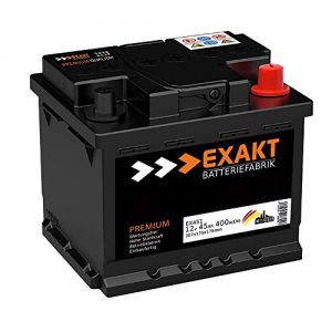 Autobatterie 45Ah EXAKT Starterbatterie PKW
