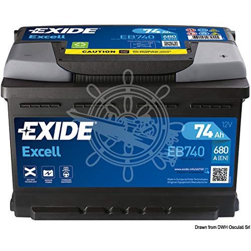 Autobatterie 50Ah Exide EB500