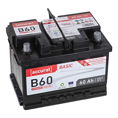 Autobatterie 60 Ah Accurat B60 Basic 12V