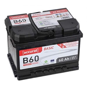 Autobatterie 60 Ah Accurat B60 Basic 12V