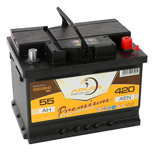 Autobatterie 65Ah Adler Batterie Starterbatterie