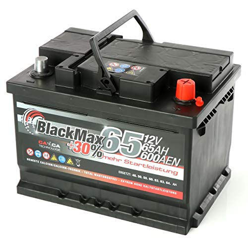 Autobatterie 65Ah BlackMax Starterbatterien