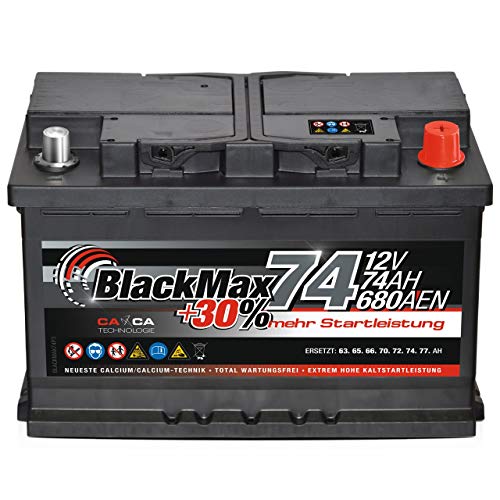 Die beste autobatterie 74ah blackmax pkw batterie Bestsleller kaufen