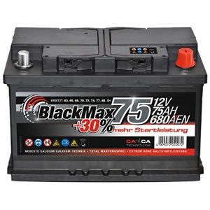 Autobatterie 75Ah BlackMax12V PKW Batterie