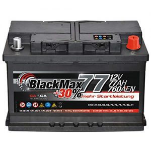 Autobatterie 77Ah BlackMax 12V