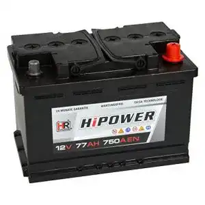 Autobatterie 77Ah HR HiPower Starterbatterie