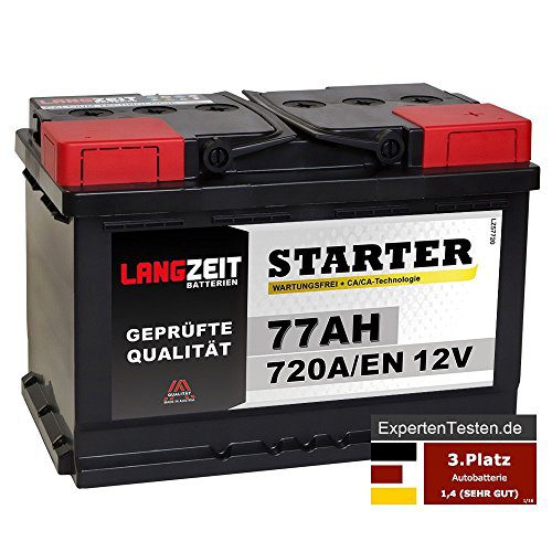 Autobatterie 77Ah LANGZEIT 12V
