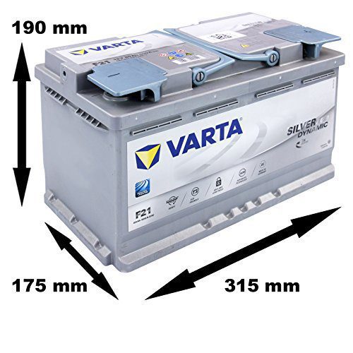 Autobatterie 80Ah Varta 580901080D852