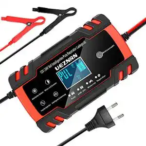 Autobatterie-Ladegerät Ueznirn Ladegerät Autobatterie 12V/24V