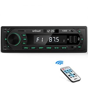 Rádio do carro ieGeek rádio do carro Bluetooth 5.0, RDS/FM/AM