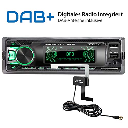 DAB-Autoradio XOMAX XM-RD275 Autoradio mit DAB+