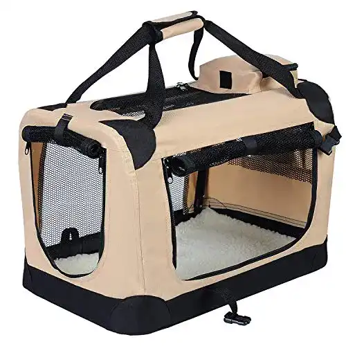 Faltbare Hundebox EUGAD 0110HT Hundetransportbox