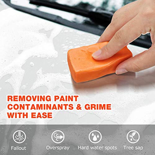 Reinigungsknete MATCC Reinigungsknete Auto Car Clay Bar 3x100g Reinigungsmasse