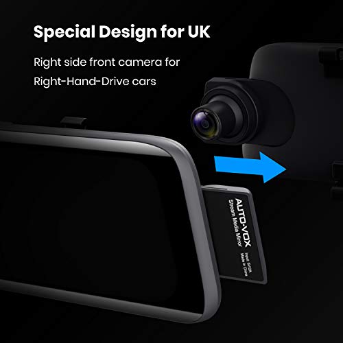 Rückspiegel-Dashcam AUTO-VOX V5 Spiegel Dashcam 1080P
