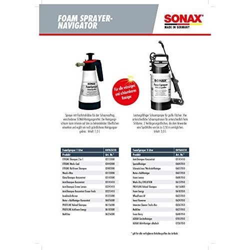 Schaumsprüher SONAX FoamSprayer 1 Liter (1 Stück)