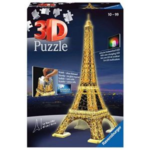 3D-Puzzle Ravensburger 12579 3D Puzzle Eiffelturm bei Nacht