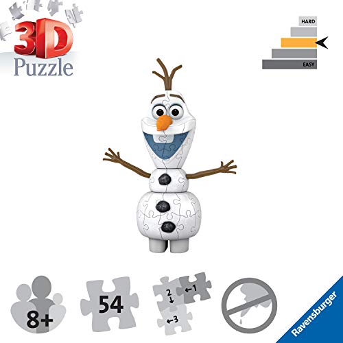 3D-Puzzle Ravensburger 3D Puzzle 11157 – Olaf – 54 Teile