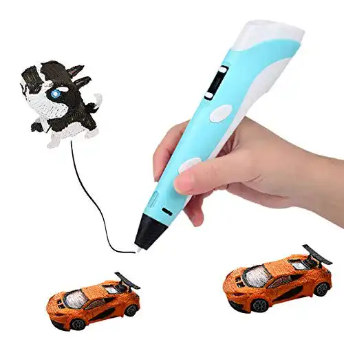 3D-Stift KEMOO 3D-Druckstift, 3D-Zeichenstift mit LCD-Bildschirm