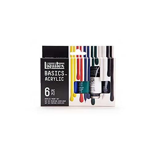 Die beste acrylfarben liquitex 101501 basics studio acrylfarbe 6 farben Bestsleller kaufen