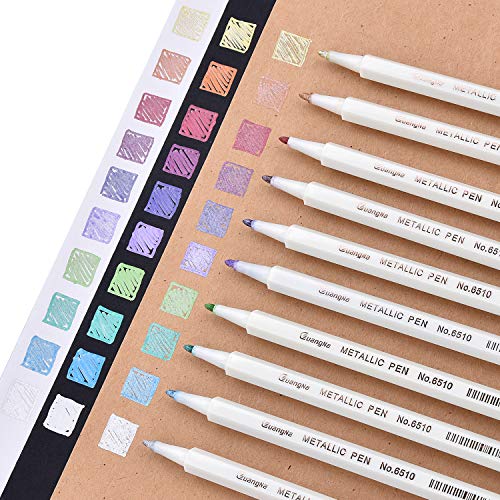 Acrylstifte DealKits Permanent Metallic Marker Stifte, 20 Farben
