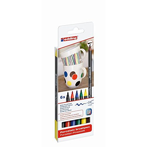 Acrylstifte edding 4200 Porzellan-Pinselstiften (18er Komplett Set)