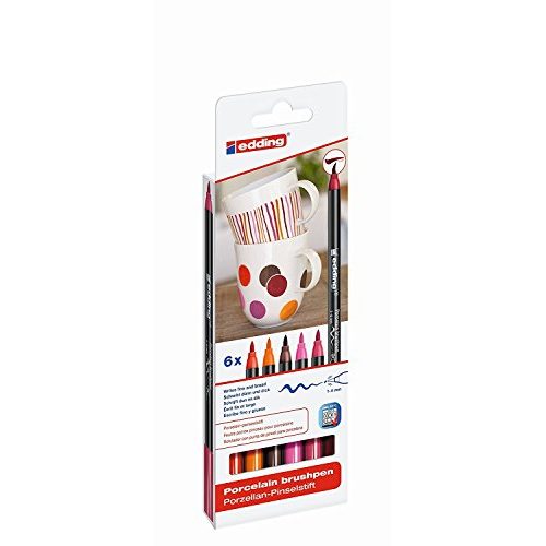 Acrylstifte edding 4200 Porzellan-Pinselstiften (18er Komplett Set)