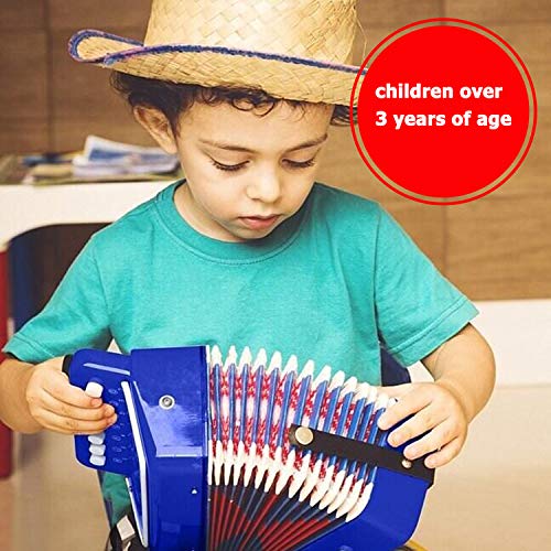 Akkordeon Donner Kiddire Kinder 10 Tasten Ziehharmonika