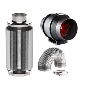 Aktivkohlefilter Grow Generic Klima Set mit Rohrventilator: 320 m³/h