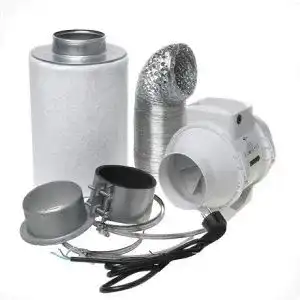 Aktivkohlefilter Grow GrowPRO Aktivkohlefilter Abluft Lüftungsset