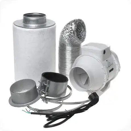 Aktivkohlefilter Grow GrowPRO Aktivkohlefilter Abluft Lüftungsset