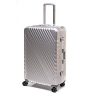 Valigia in alluminio Valigia da viaggio Cool-9 in alluminio argento L, 92 litri