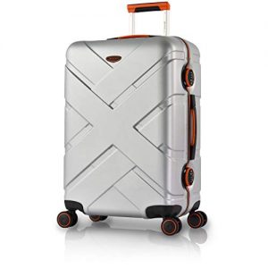 Aluminum suitcase Eminent Suitcase Gold Crossover M 65cm 66L