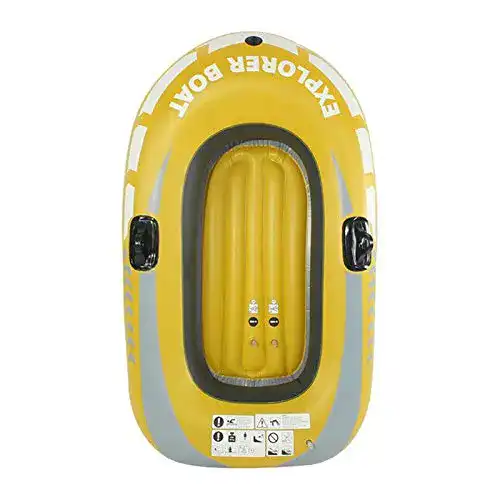 Angelkajak ASDFGH Aufblasbares Fischerboot, PVC, aufblasbares Kajak, Kanu, 1–2 Personen, Rudern, Luftboot, Angeln