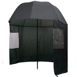 Angelschirm vidaXL 300x240cm Anglerschirm Regenschirm Schirmzelt Seitenwand