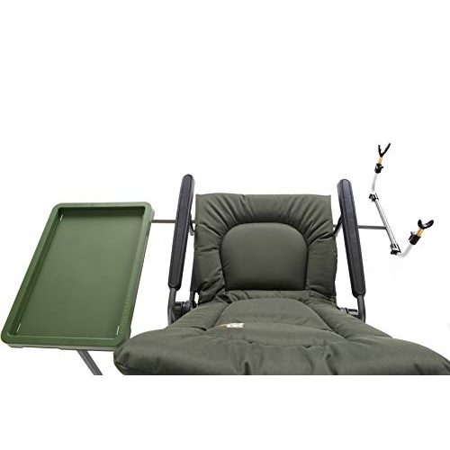 Angelstuhl Carp Campingstuhl F5R ST/P Stuhl Deluxe Karpfen Angler Campingstuhl mit extra Höhe und Tisch