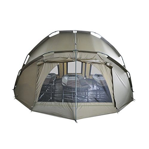 Angelzelt MK-Angelsport Fort Knox 3-4 Personen Dome Innenhöhe: 1.8m Zelt Karpfenzelt wasserfest